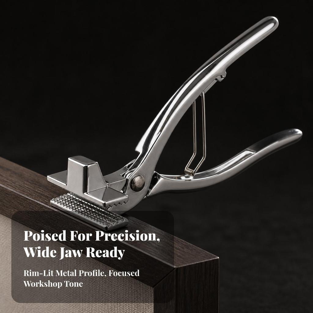 Canvas Chrome Plated with Serrated Jaw Stainless Steel