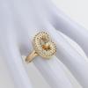 Anello Iniziale Regolabile in Zircone di Lusso Moda Europea e Americana per Donna