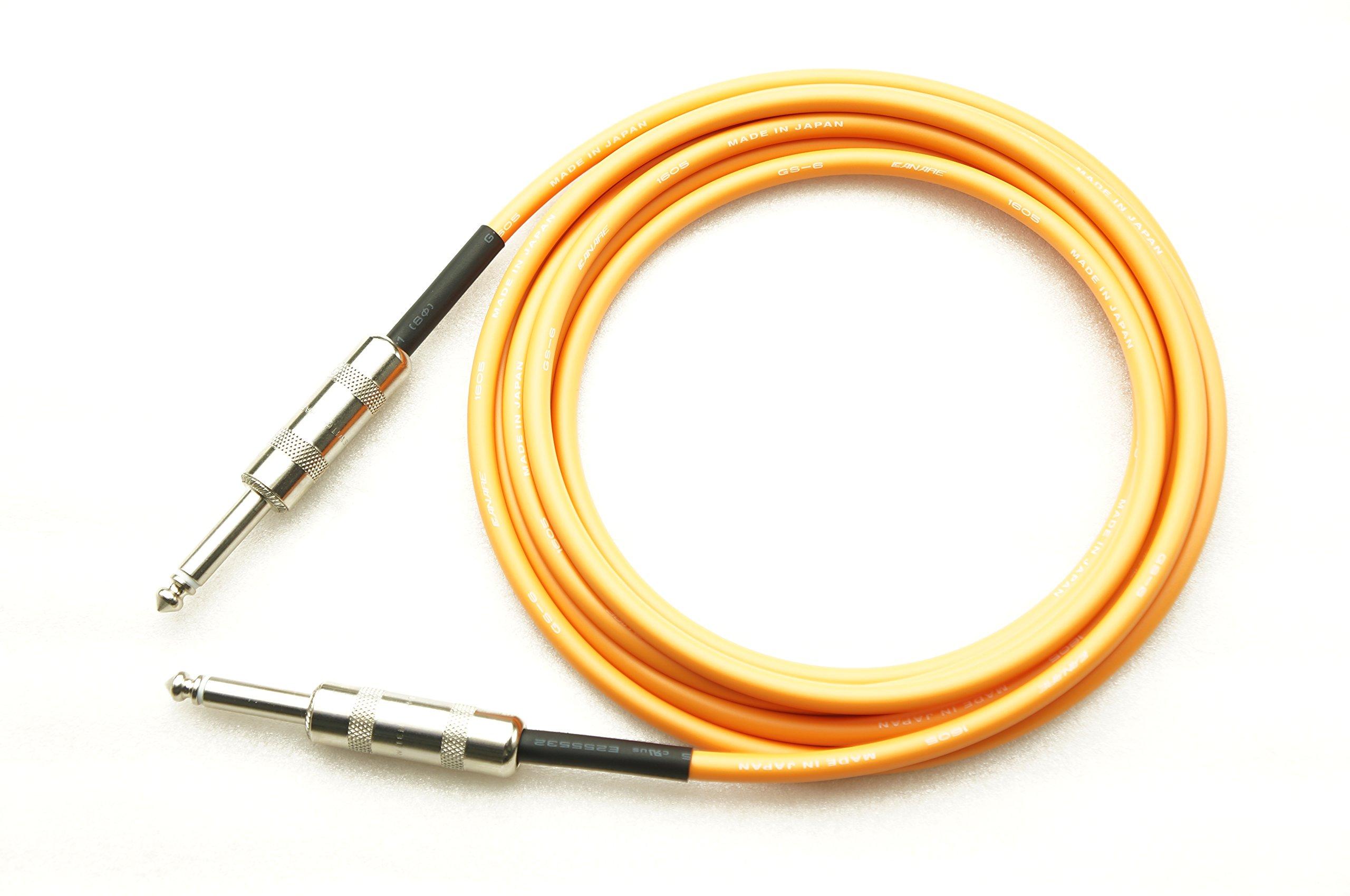

CANARE GS-6 PROFESSIONAL Guitar Cable, SS, Available in 6 Colors (SWITCHCRAFT) (3m, Orange)