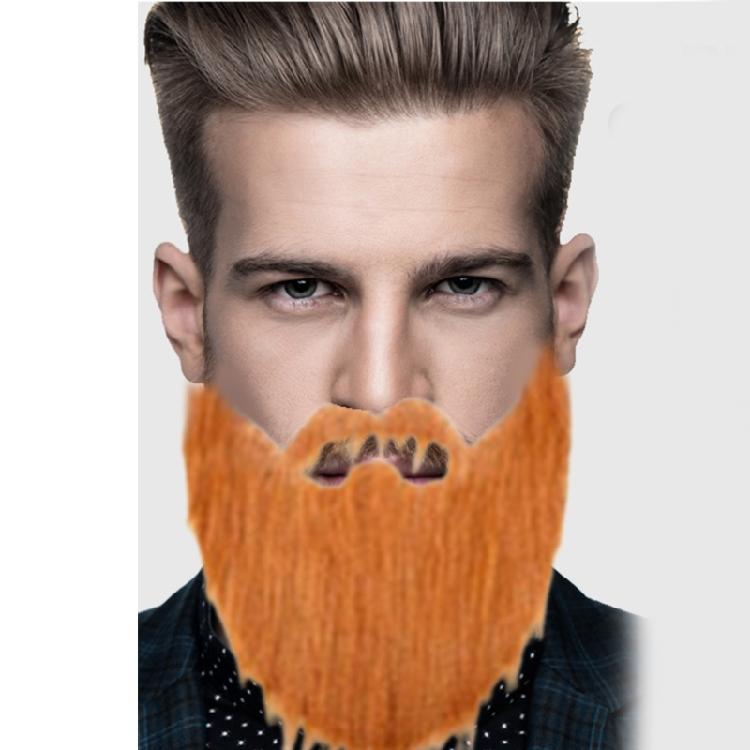 6 Stück Künstliche Cosplay Bärte Schnurrbärte Künstliche Schnurrhaare mit Gummiband für Weihnachten Halloween Cosplay Party