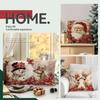 45X45Cm Vintage Christmas Decoration Pillowcase Bedroom Cushion Cover 100% Polyester Living Room Cushion Pillowcase Home Decor