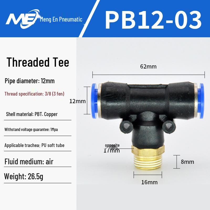 Copper Corrosion-Resistant Pneumatic Quick Connector Fitting for Air Compressors