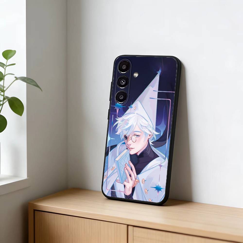 H-Atelier Heksenhoed Telefoonhoesje Voor Samsung Galaxy A20,21s,22,31,32,52,53,72,73,80,91 Zachte Zwarte Behuizing