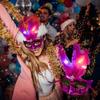 Luminous Feather Mask, Halloween and Christmas Light Up Style, Makeup Ball Costume Matching, Atmosphere Decoration Mask.