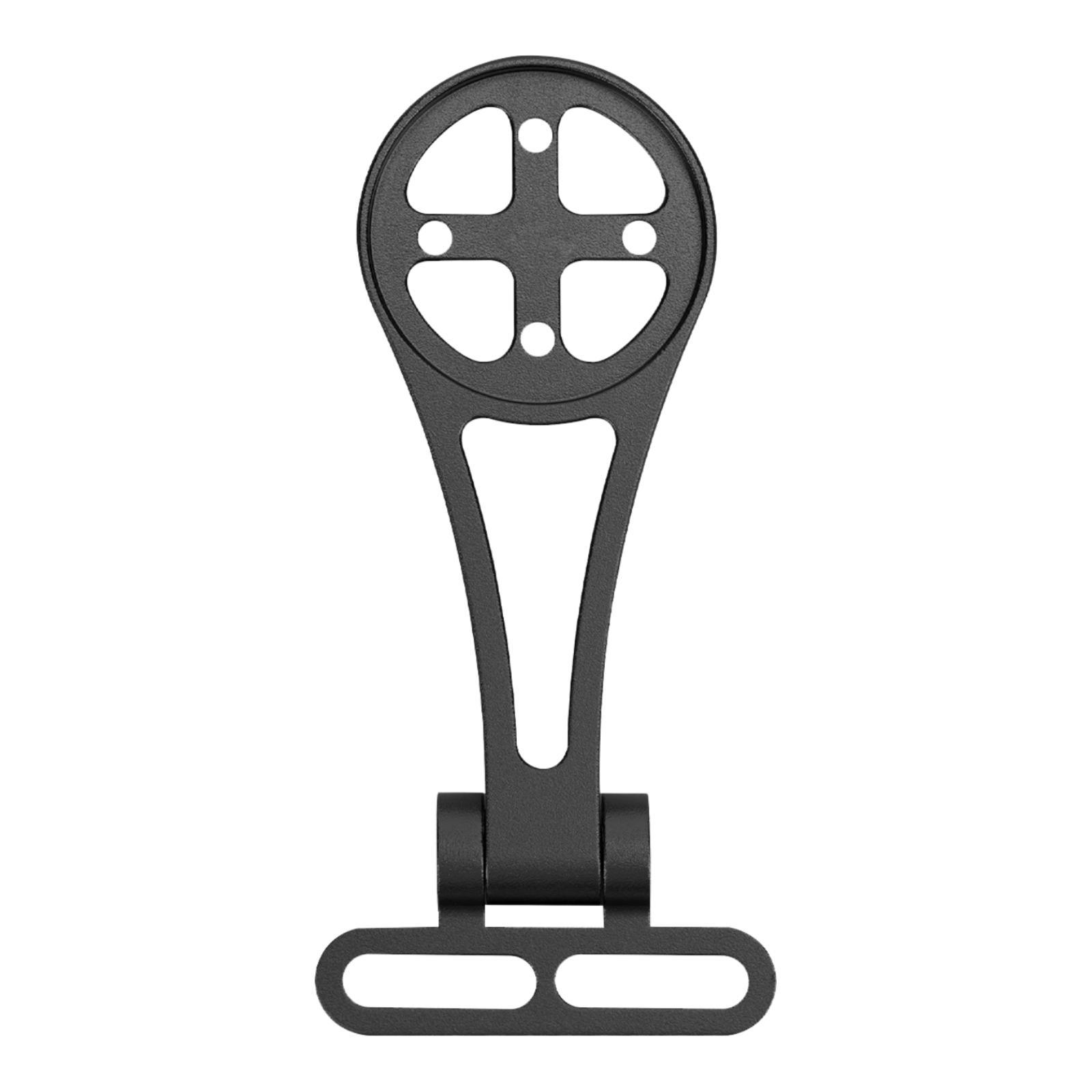 Bike Computer Mount Adjustable Angle Light Mount Men Women Speedometer Mount Extended Mount Bicycle Stem Mount for Cycling чёрный