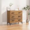 Day and Night - Day and Night Solid Pine Wood Chest of Drawers 75x35x70 Cm