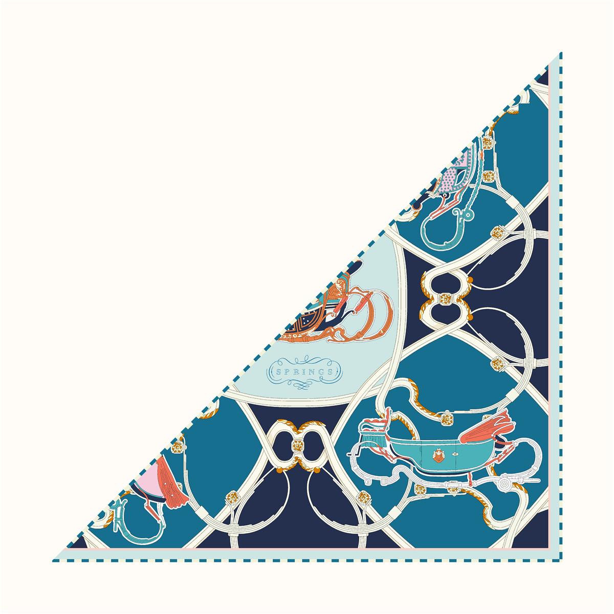 

Brand Triangle Scarf Woman Twill Silk Scarves Luxury Bandana Headband Hijab Foulard Neckerchief Shawl Fashion Design Rope Tassel