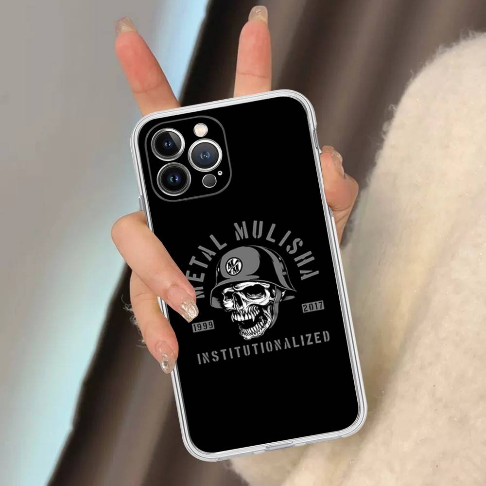 Motocross Metal Mulisha For IPhone 17 16 15 14 13 12 Mini 11 Pro Max Transparent Case