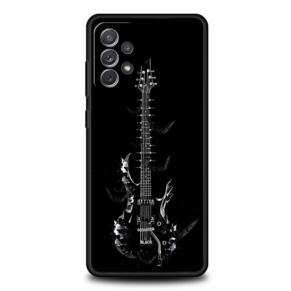 Guitar Music Art Phone Case For Samsung Galaxy A17 A07 A55 A35 A25 A15 A05 A33 5G A31 A23 A21s A13 A41 A73 A53 A51 A71 A03 Cover