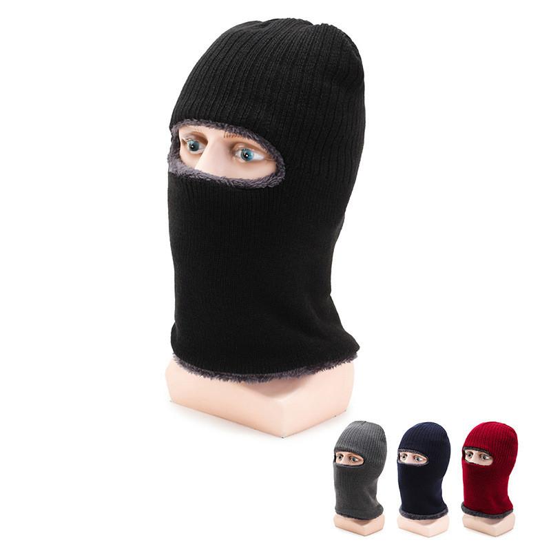 Winter Hat Knitted Protection All Inclusive Cap Hood Mask Gifts Comfortable