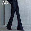Elegant Spring & Autumn Chinese Buckle Suit Set for Women with Micro Flare Pants