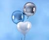 Balon Foliowy Kula, 40Cm, Srebrna