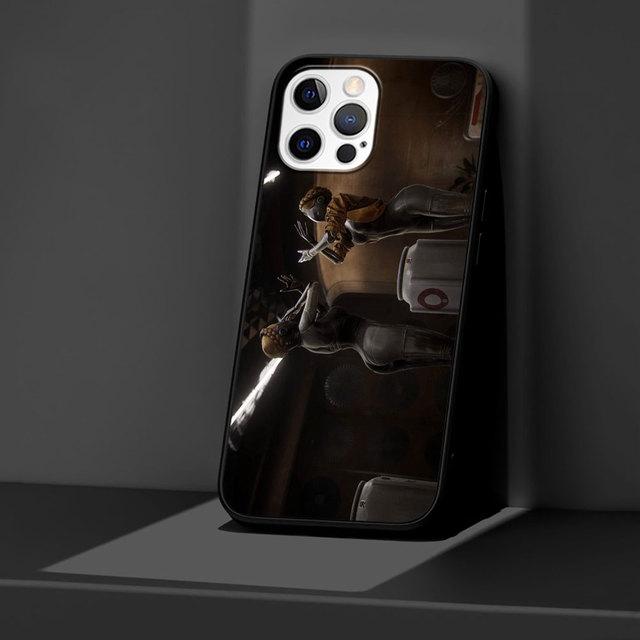 

Чехол для Apple Iphone 11 13 12 Mini 14 Pro Max Xr 7 8 +Se 2020 Xs 6 6s Plus 5 5S, черный силиконовый чехол для телефона Atomic Heart Game iPhone 13 Mini