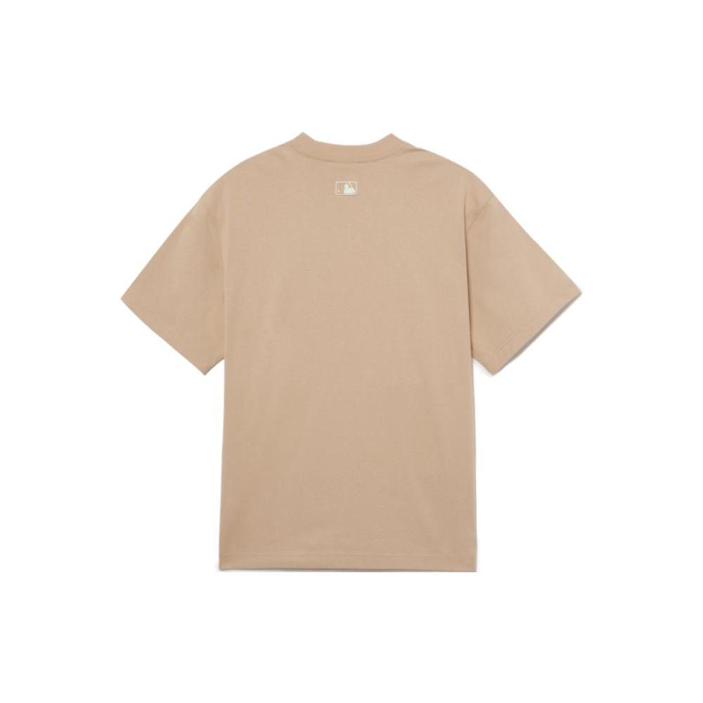 New MLB T Shirts Unisex Sand Yellow 3ATSBO233-43SAL