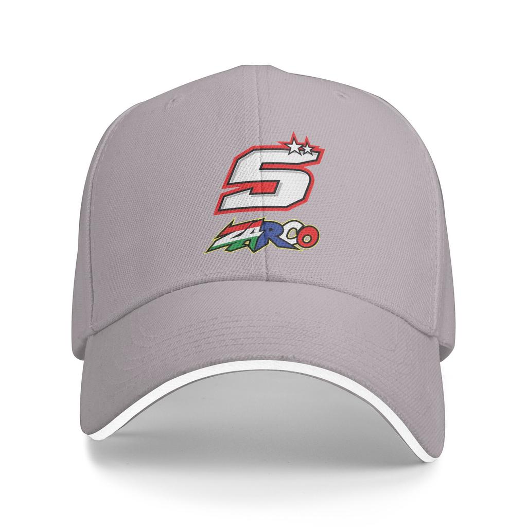 2025 Johann Zarco No 5 Sun Baseball Cap  Summer y2k Cute Trucker Hat For Unisex Unisex Tennis Skate Baseball Caps