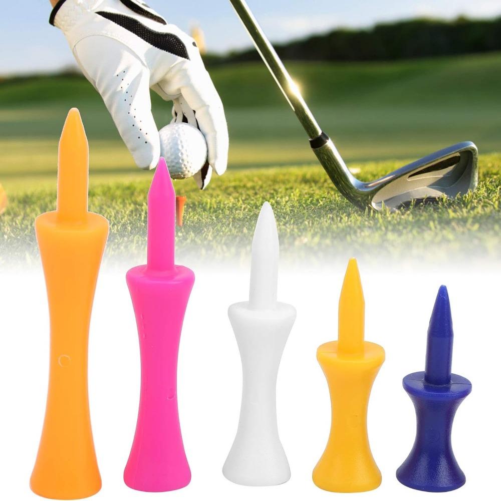 100pcs Plastic Material Plastic Golf Tees Multiple Sizes Assorted Golf Tees For Men