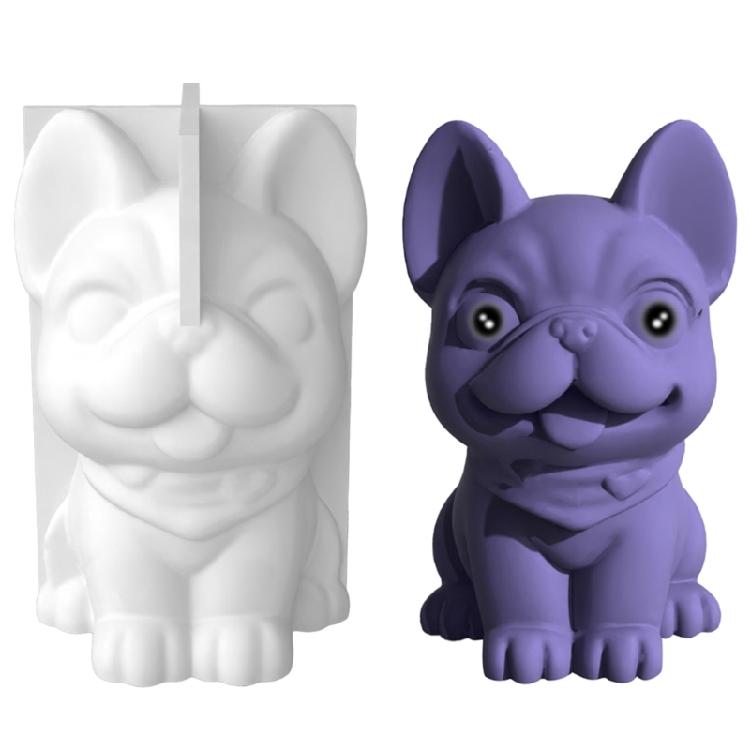 

Силиконовые формы для свечей в виде 3D собаки, форма для литья животных из смолы для изготовления свечей своими руками