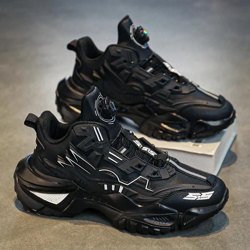 

ELUVA Мужские кроссовки Беговые кроссовки Легкие Дышащие Кроссовки Нескользящие Повседневные Спортивные Кроссовки для Мужчин Тренировки в Зале 45 чёрный