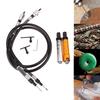 Flex Shaft Rotary Tool Attachment Engraver Shaft 0.24in 6MM Handpiece Power Mini Grinder For Carving Polishing Drilling Tool