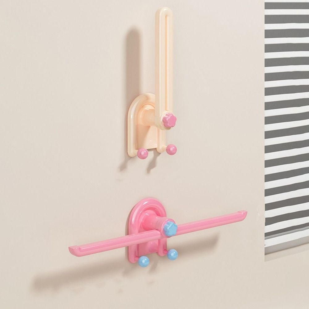 2Pcs Plastic Hairband Storage Hook L-Shape Waterproof Hair Tie Display Holder Space Saving Scrunchies Storage Rack Kitchen