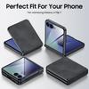 For Samsung Galaxy Z Flip 7 Case Luxury PU Leather Skin Film Protective Back Cover Case For Samsung Z Flip 7 FE 6 Phone Shell