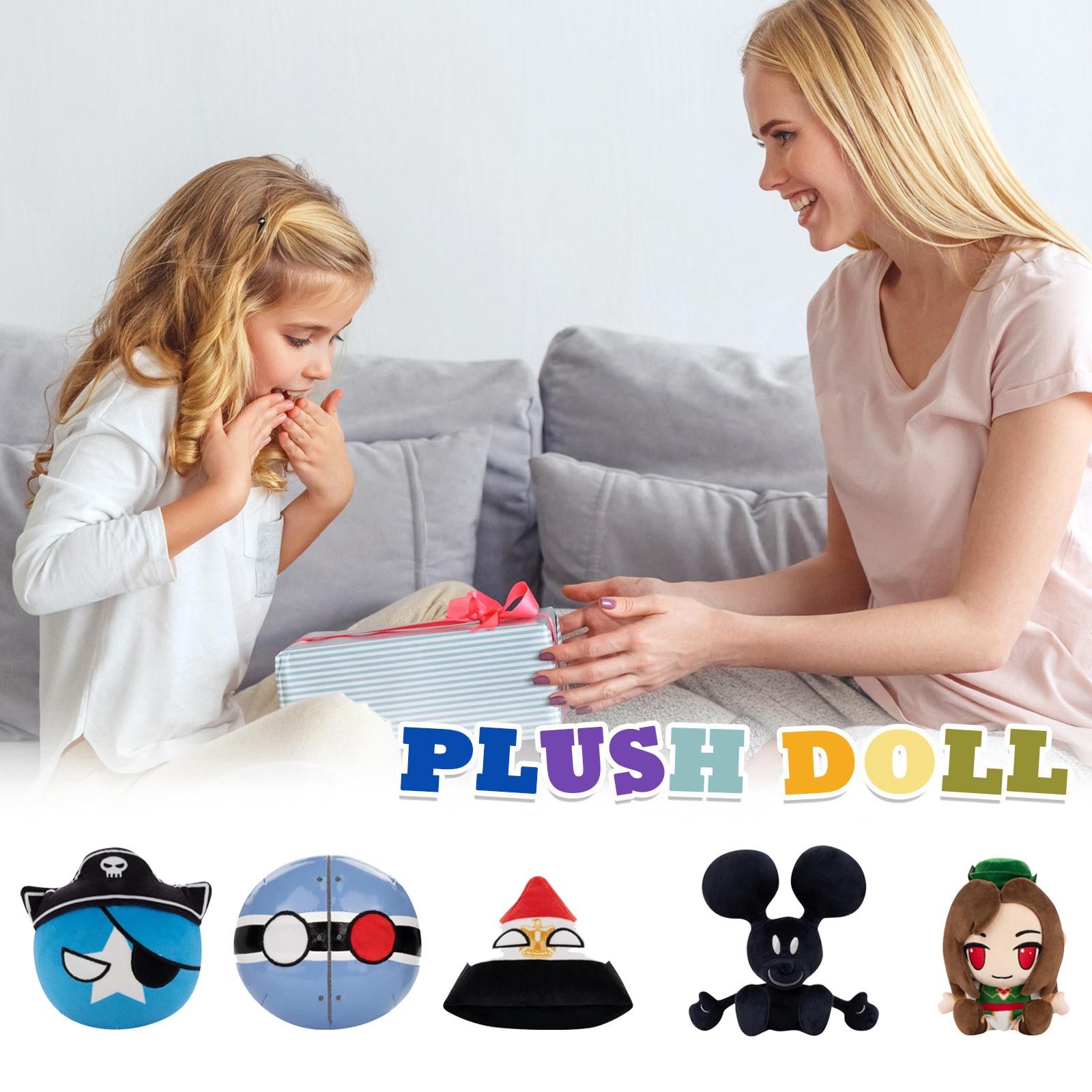 

Плюшевая кукла, Игрушка в подарок, Мультфильм, Детская тряпичная кукла, Детская подарочная подушка One Size