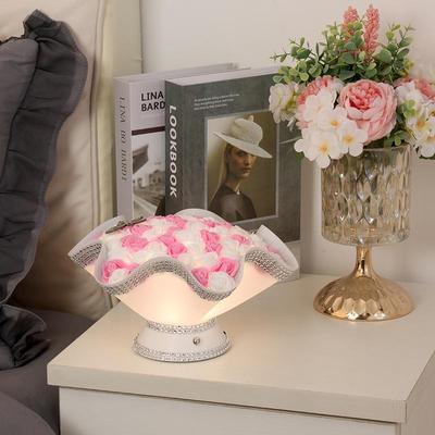 Rechargeable LED Rose Bouquet Night Light - Romantic Festival Gift