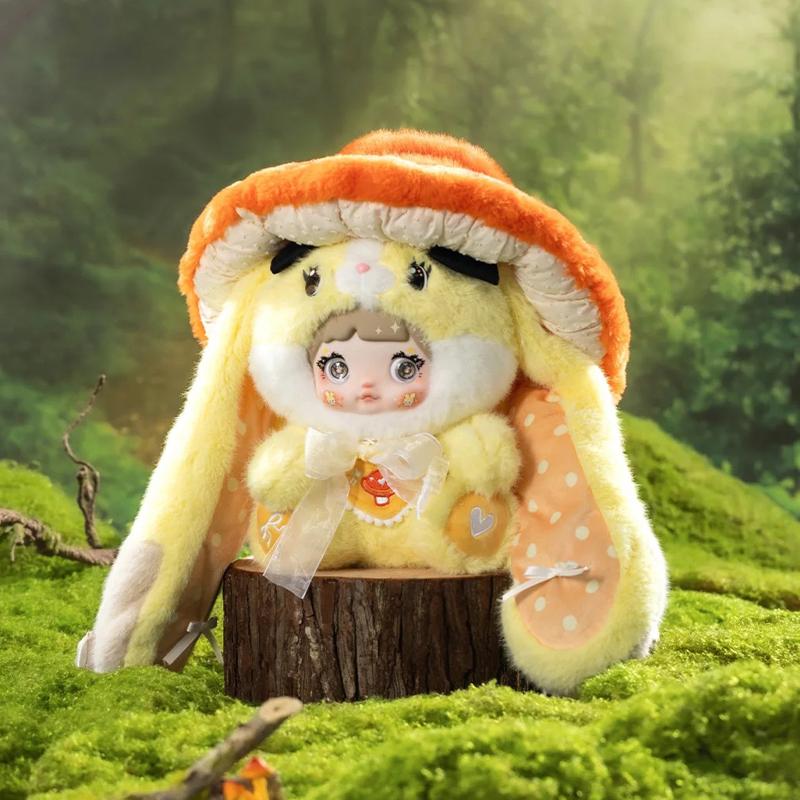 Nommi 400% Large Mushroom Hat Blind Box Series Plush Toy Soft Comfortable Kawaii Doll Ornament Mysterious Box Exquisite Fun Gift