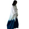 MQ100 Tie-dye Abaya Cloak: Summer European & American Trend Cardigan Dress