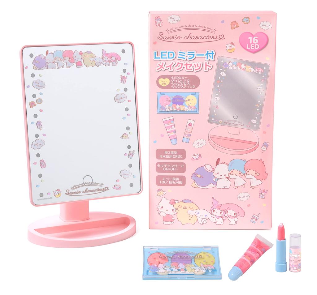 Sanrio Characters LED Mirror Makeup Set 221050