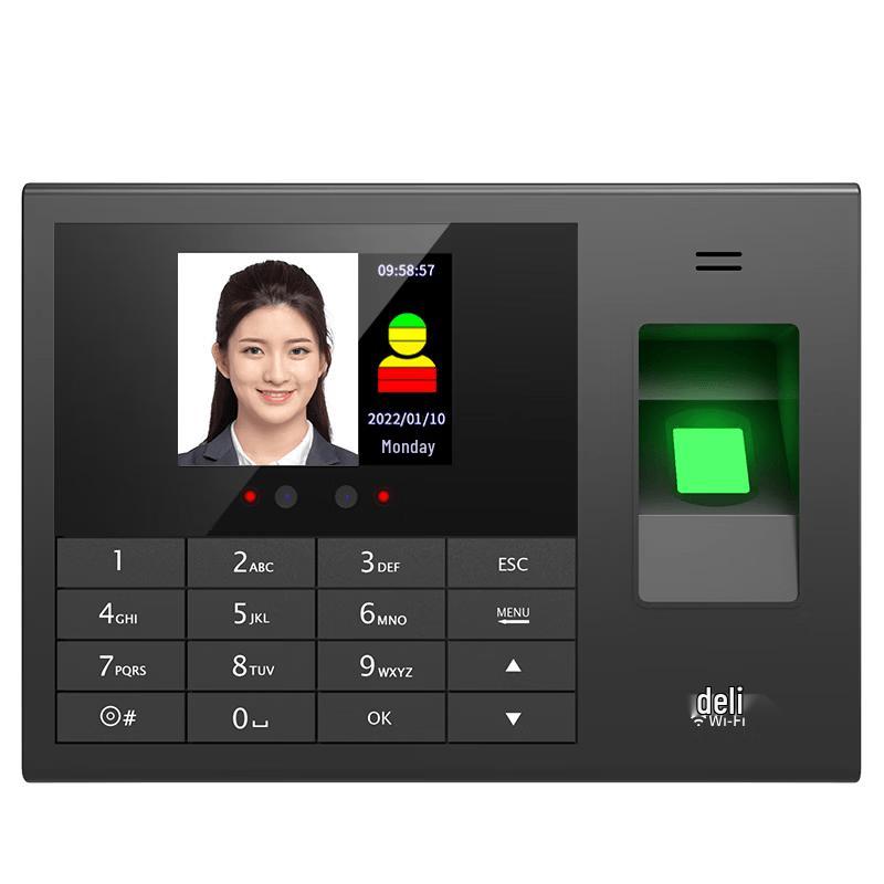 

Deli Smart Cloud Biometric Attendance Machine CN plug (adapter included)
