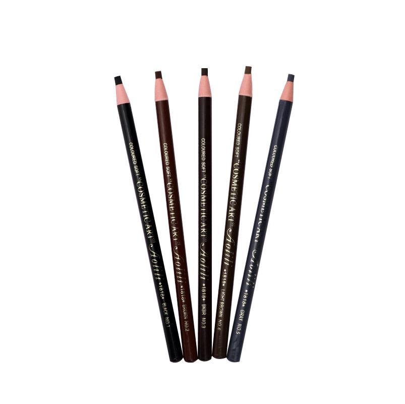 Multicolor Waterproof Pull-String Eyebrow and Eyeliner Pencil - Easy-to-Use