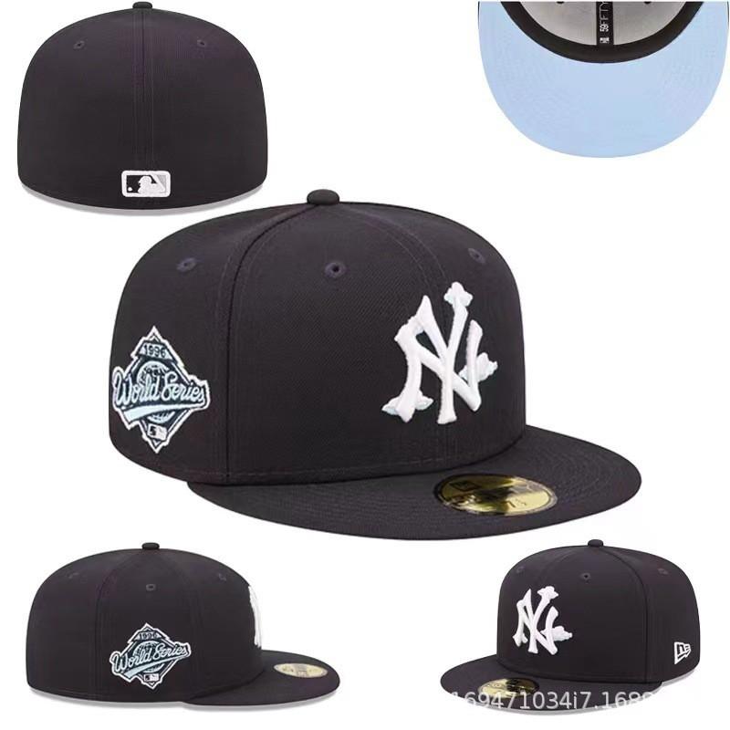 Unadjustable Flat Brim Baseball Cap Cotton Linen Embroidered Hip Hop Hat Men Women Streetwear