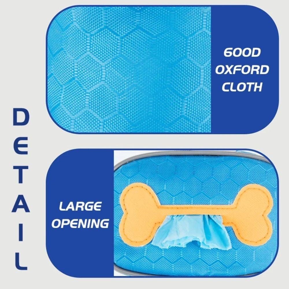 Adjustable Dog Poop Bag Holder Portable Pet Bag Poop Dispenser Pet Garbage Bag Dispenser  Travel