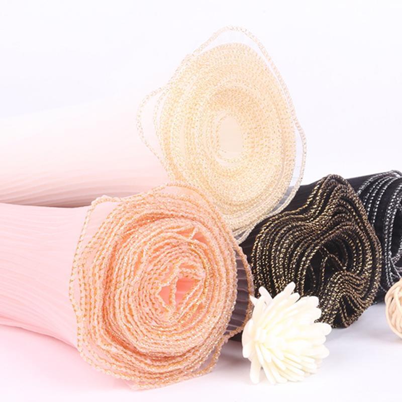 28cmx4yard Flower Wrapping Paper Pearl Wave Yarn Flower Packaging Lace Mesh Florist Handmade Bouquet Gift Packaging Supply Decor