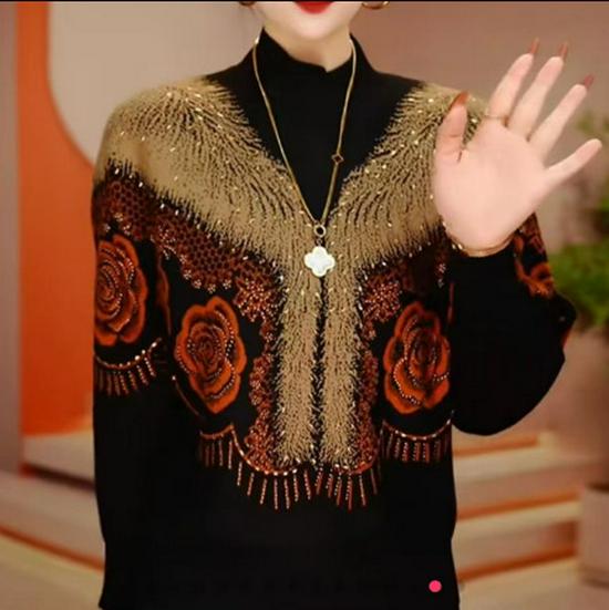 Winter Anti-Pilling Knit Wool Sweater - Stylish & Loose, Age-Defying Fashion for Women & Moms