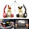 1 Paar Autobatterieklemmen Messing Schnellverschluss Autoanschluss Batterie Bornes Kabel Terminal Adapter Klemmen Clip Schraube Top Post