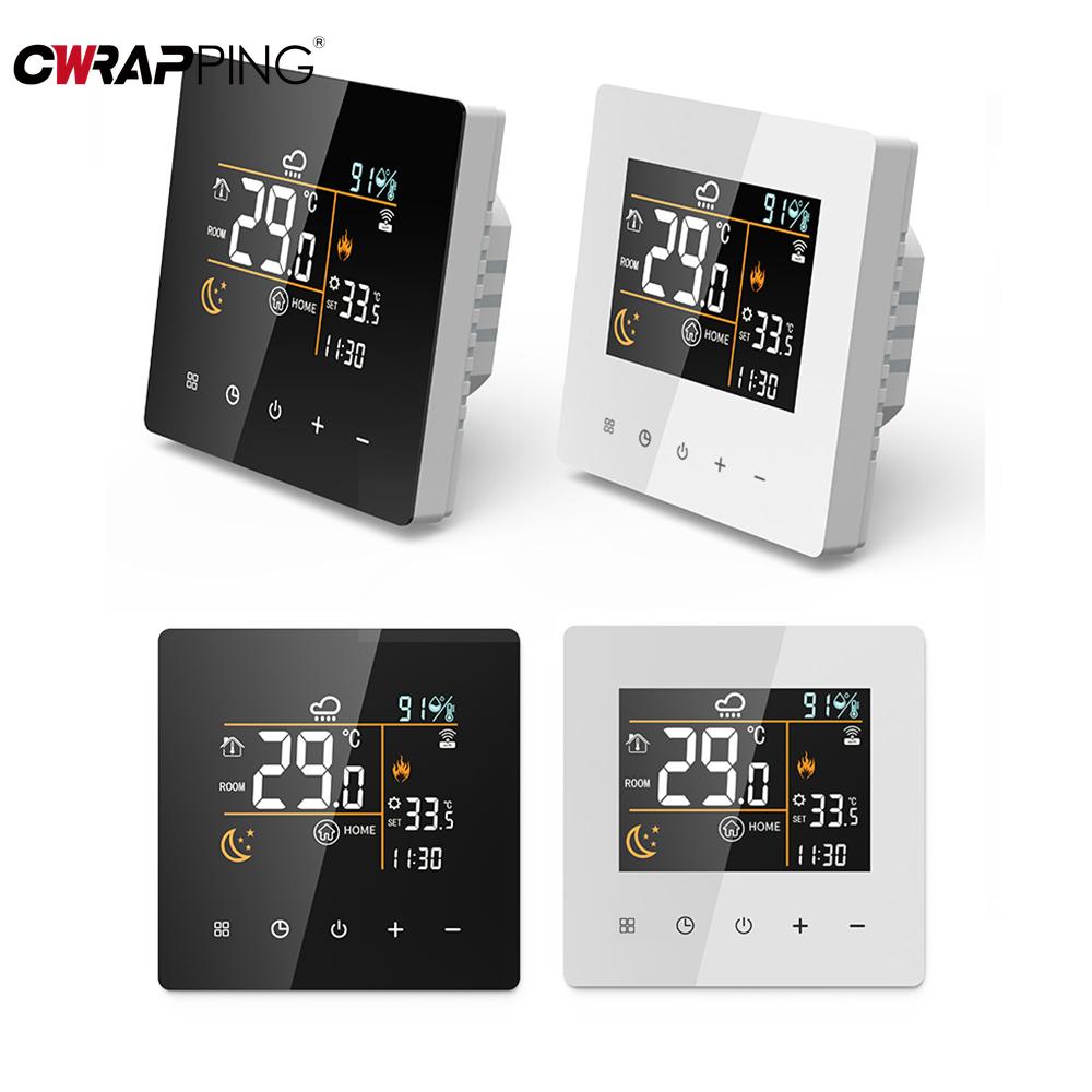 Warm Floor Thermostat Tuya WiFi 3A 16A 25A Electric Gas Boiler Water Heating Temperature Controller Intelligent Accessories