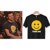 Harry Styles I Hate You Smiley Face T-Shirt Men's and Women's Cotton Summer New Clothing Fashion Short Sleeve T-shirt Fan Gift