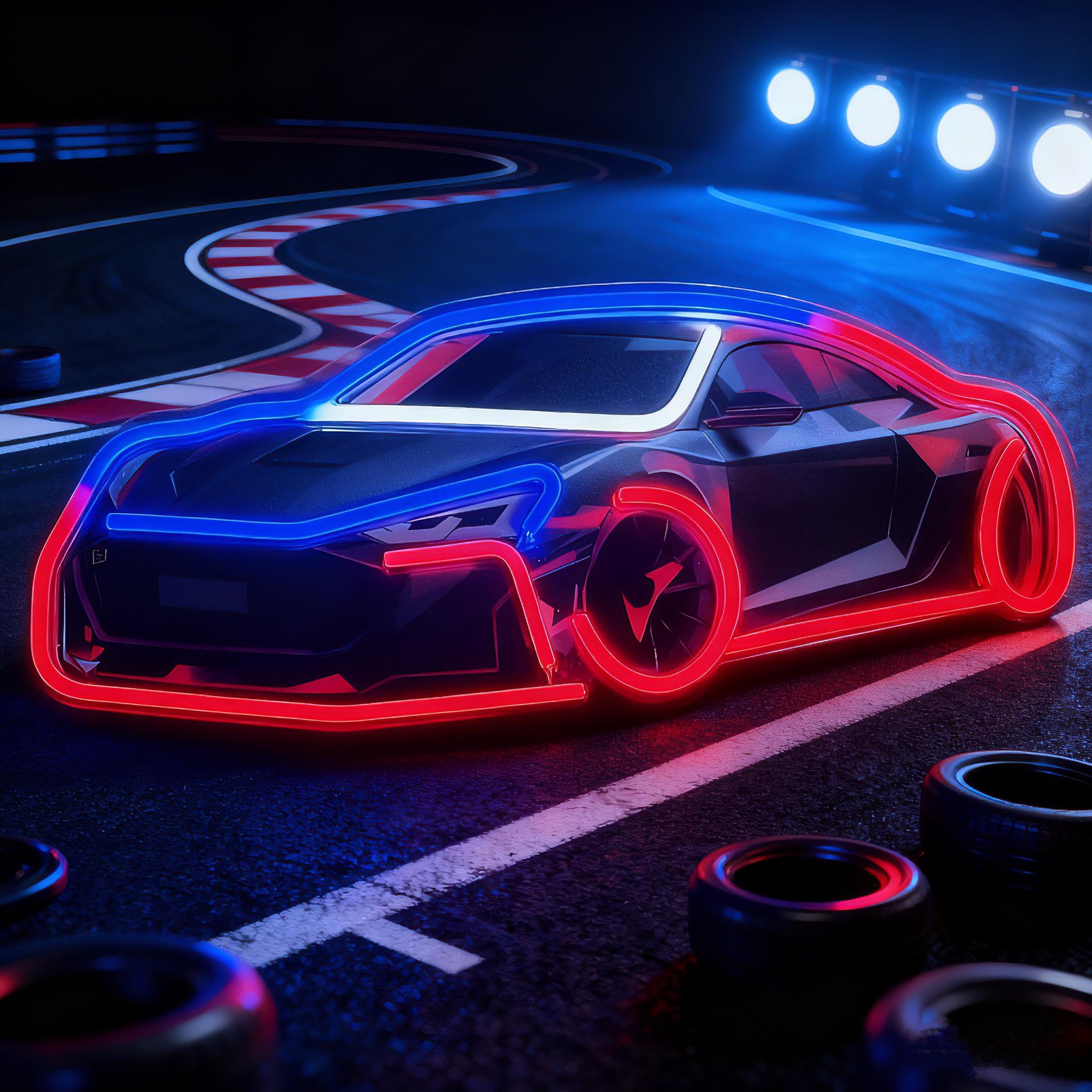 

Неонова ігрова консоль Crown Bear Claw LED Light – Декоративне світло настрою від знаменитостей 5V