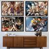 Anime Attack Titan Poster Levi Allen Mikasa Character Home Wall Art Canvas Painting Printing Pictures Bedroom