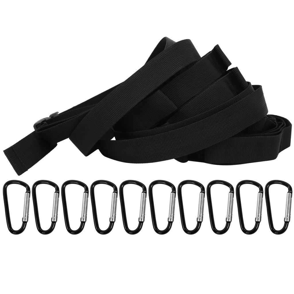 Zewnętrzny Kemping 19 Pętli Lina Wisząca Regulowany Pasek ze Sznurka do Przechowywania Piknikowego Z Haczykami