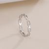 Cazador Geometric Chain Rings for Women Stainless Steel Gold Color Rectangle Finger Rings Wedding Trendy Jewelry Gift Wholesale