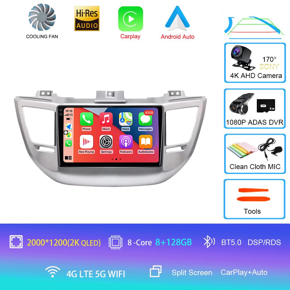 Android 14 Car Radio For Hyundai Tucson 3 2015 - 2018 Player Multimedia Navigation Stereo GPS No 2din 2 din dvd