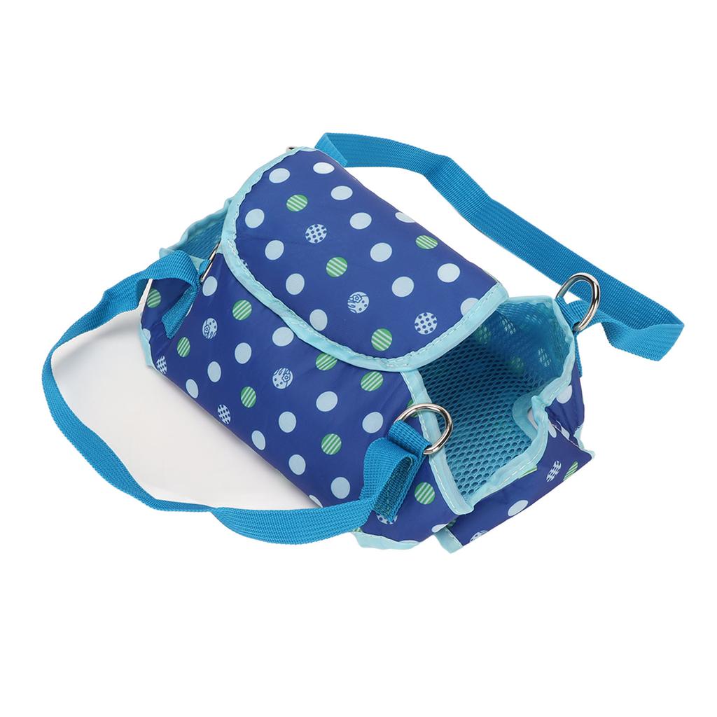 Dog Lift Harness Support Breathable Washable Portable Dog Sling Harness with Dual Lumbar Strips for Small Dogs M Blue