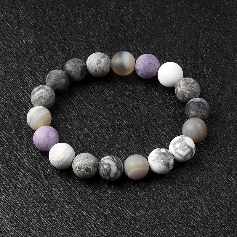 Universe Galaxy Eight Planets Bracelets Solar System Guardian Star Natural Stone Beads Bangles for Women Jewelry Drop Shipping