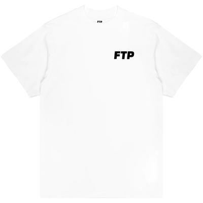 FTP Puff Print Logo Tee T Shirt White L Large Brand New Unisex T-Shirt