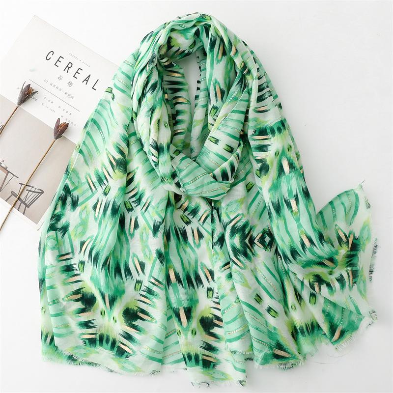 Luxury Bohemian Styles Women Scarf Summer Beach Shawl Cotton Linen Feeling Tassel Pashmina Muslim Hijab Wrap Viscose Turban