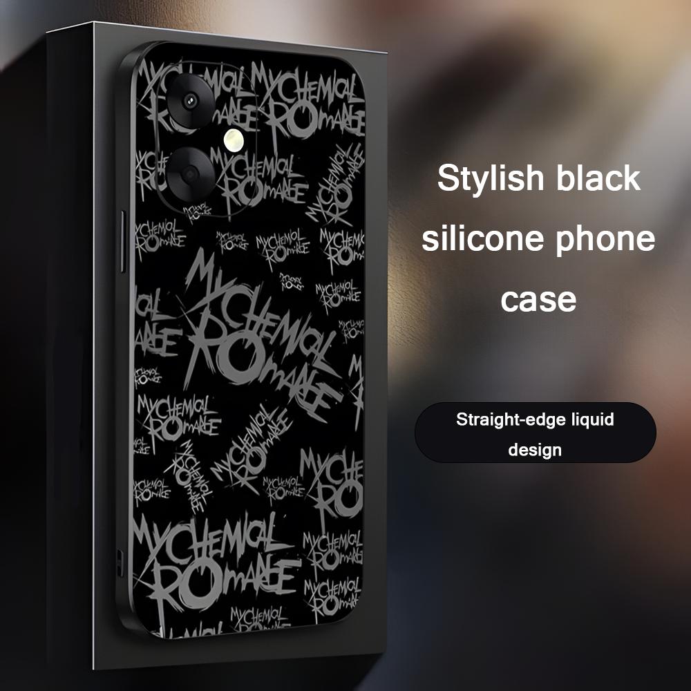 Gorące Etui na Telefon Zespół My Chemical Romance Dla Xiaomi Redmi Note 13,12,11, 10 Pro Plus S, 5G, 12S, Luksusowe Miękkie Czarne Etui na Telefon