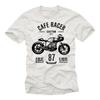 Mens Motorcycle Theme Biker Gift Cafe Racer T-Shirt R/80/100 Motorcyclist-